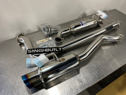 Invidia 06-11 Honda Civic Si Sedan N1 70mm Cat-Back Exhaust w/ Titanium Tip